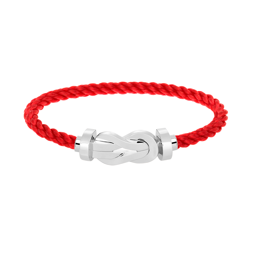 [AuraEcho]CHANCE LARGE 8 FIGURE BUCKLE NO DIAMOND BRACELET SILVER