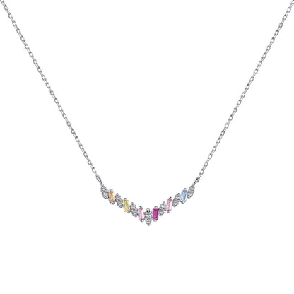 [AuraEcho]Dazzling Rainbow Necklace