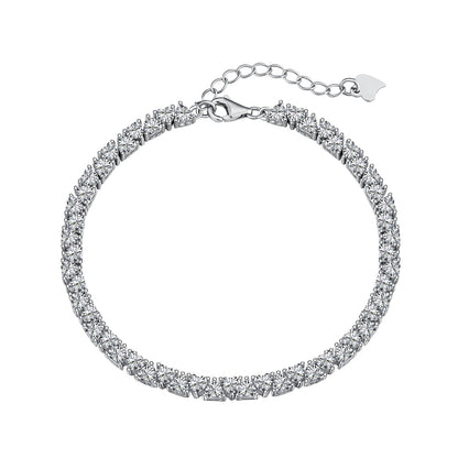 [AuraEcho]Dazzling Romantic Heart Shape Lover Bracelet