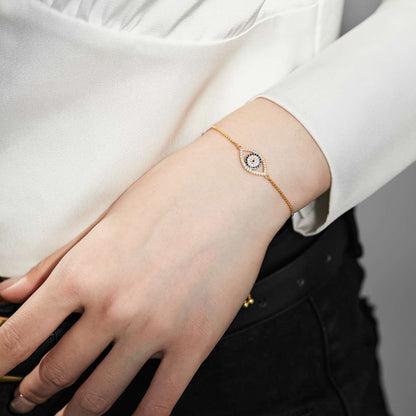 [AuraEcho]Dazzling Eye Shape Necklace