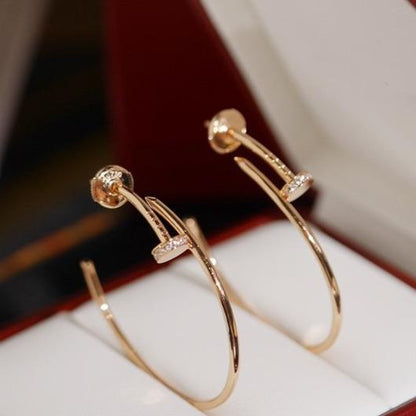 [AuraEcho]JUSTE EARRINGS DIAMONDS 1.8MM