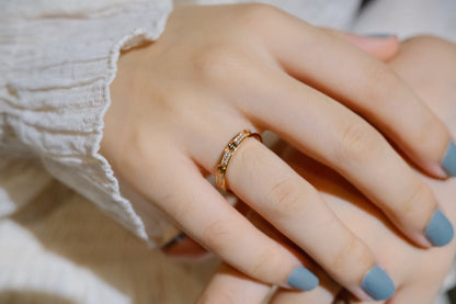 [AuraEcho]LOVE RING 2.65MM DIAMOND