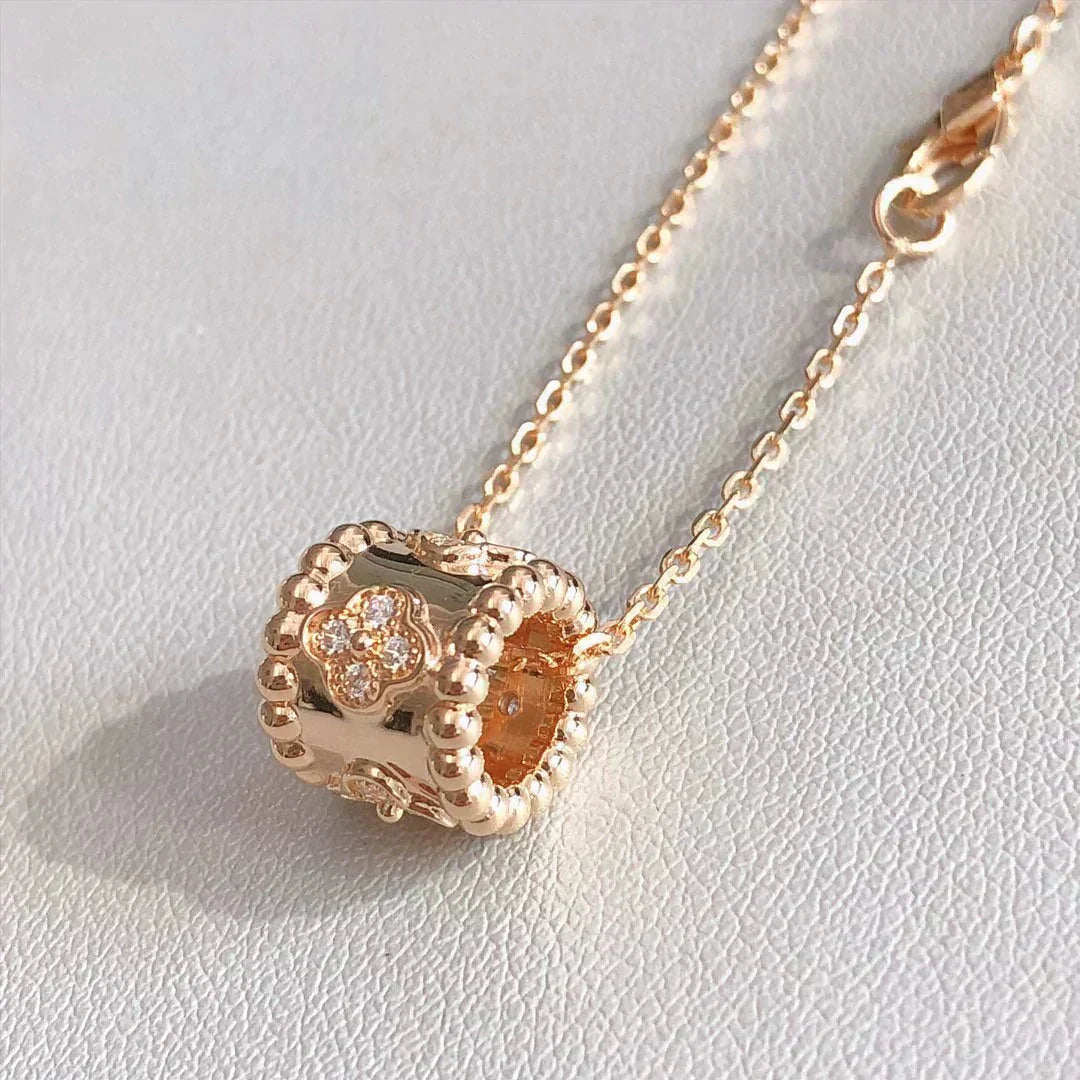 [AuraEcho]PERLEE PEDANT NECKLACE GOLD / ROSE GOLD