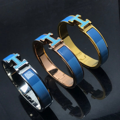 [AuraEcho]H BRACELET BLUE RAINBOW CERAMIC