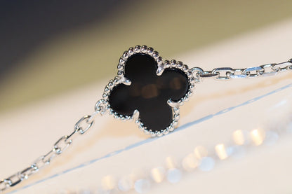 [AuraEcho]CLOVER 20 MOTIFS ONYX DIAMOND SILVER