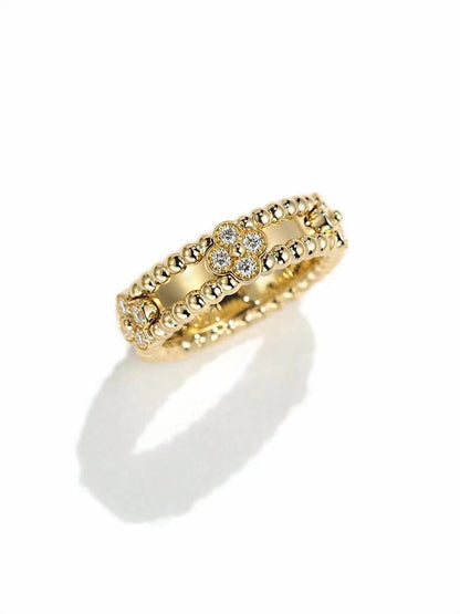 [AuraEcho]PERLEE GOLD DIAMOND RING
