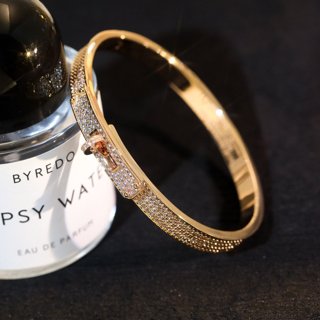 [AuraEcho]KELLY BRACELET DIAMOND PAVED