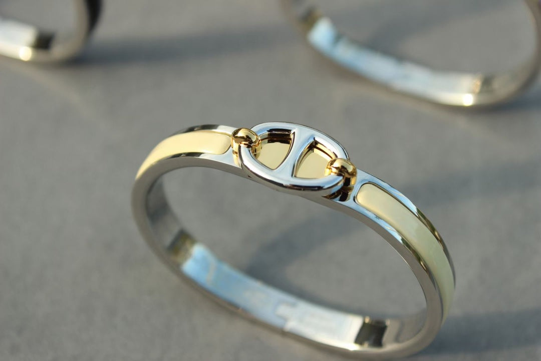 [AuraEcho]CLIC CHAINE SILVER BRACELET