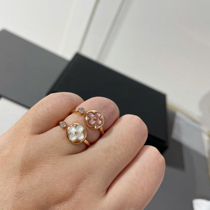 [AuraEcho]SUN 1 DIAMOND PINK MOP RING