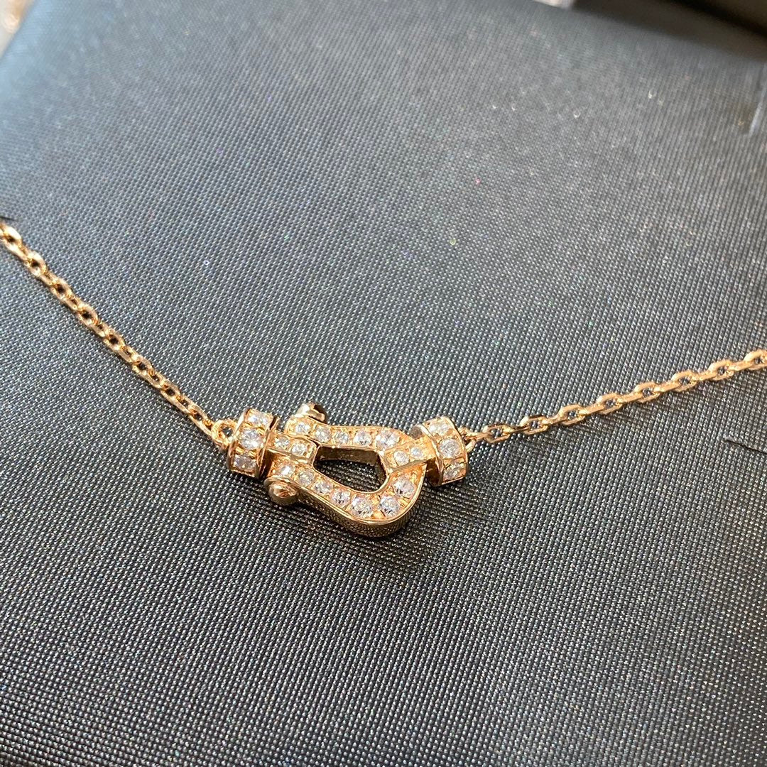 [AuraEcho]FORCE 10 DIAMOND PINK GOLD NECKLACE MINI MODEL