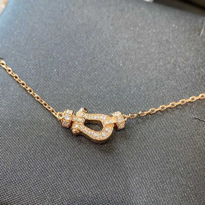 [AuraEcho]FORCE 10 DIAMOND PINK GOLD NECKLACE MINI MODEL