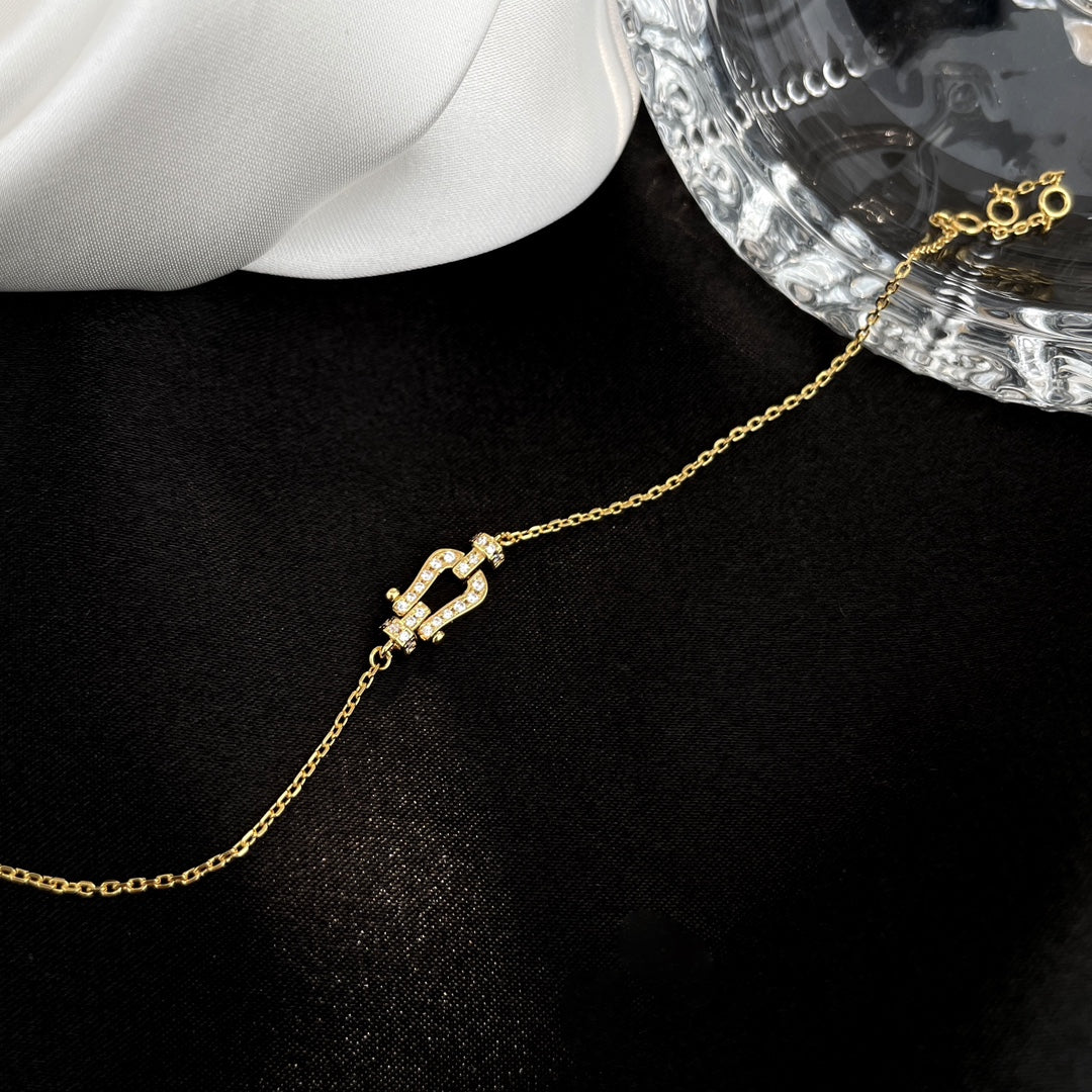 [AuraEcho]FORCE 10 FULL DIAMOND BUCKLE CHAIN LINK MINI MODEL