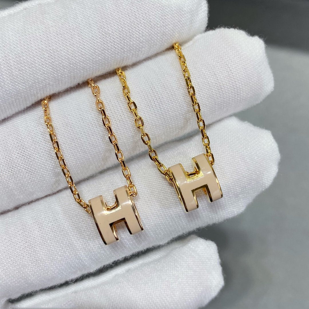 [AuraEcho]MINI POP H NECKLACE
