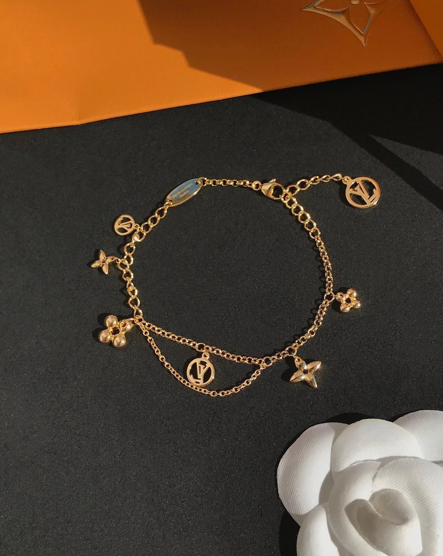 [AuraEcho]AuraEchoING PINK GOLD MOP BRACELET