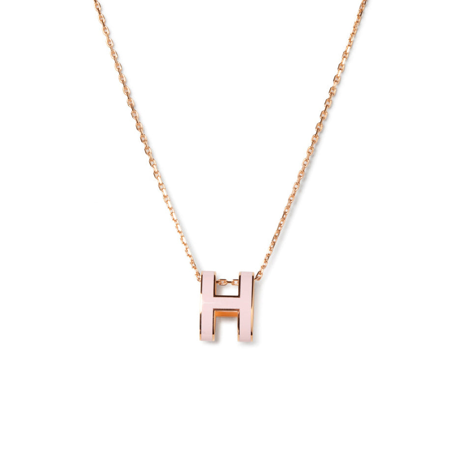 [AuraEcho]POP H PEDANT PINK GOLD