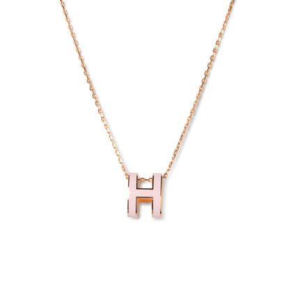 [AuraEcho]POP H PEDANT PINK GOLD