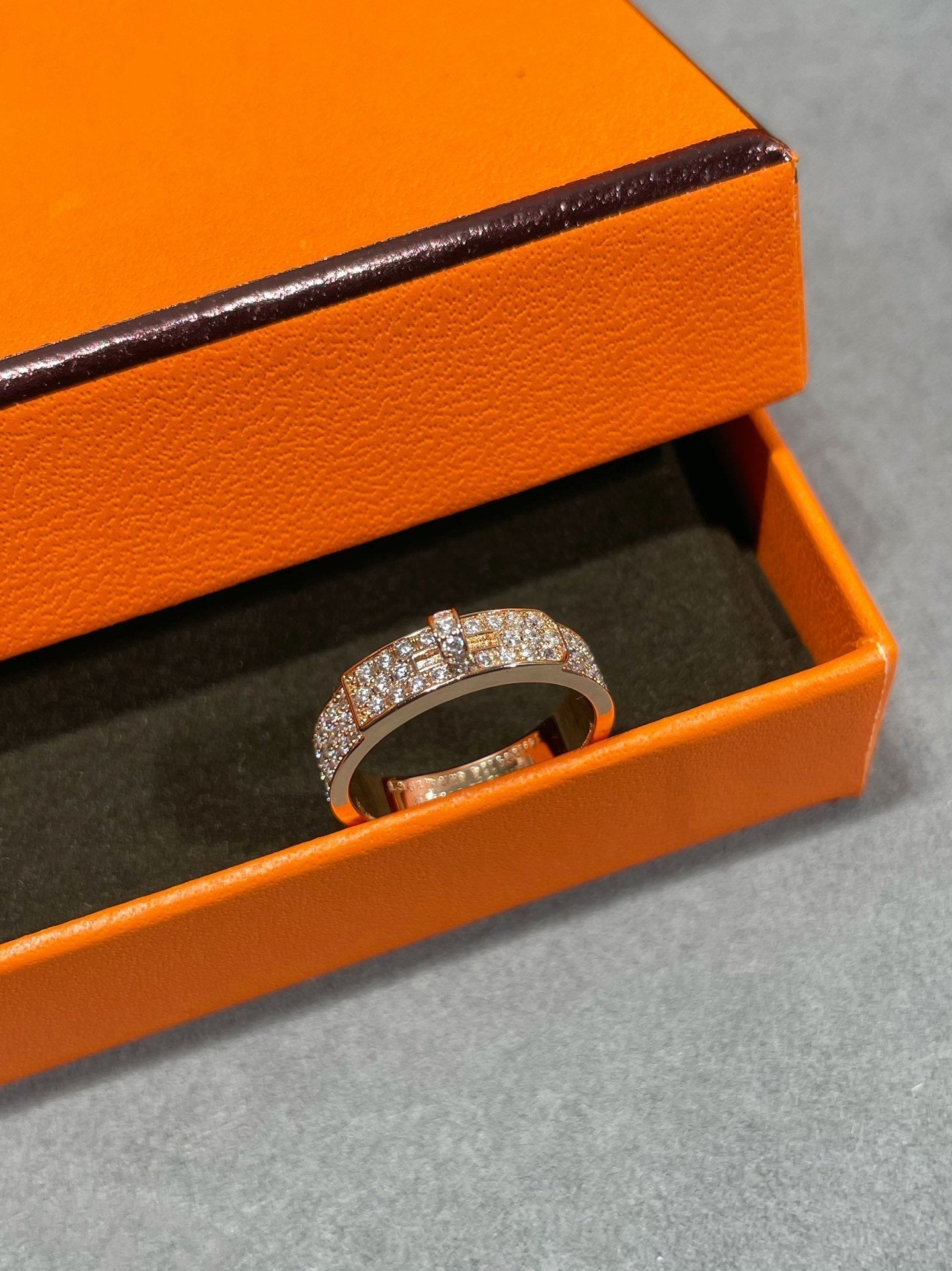 [AuraEcho]KELLY PINK GOLD DIAMOND RING
