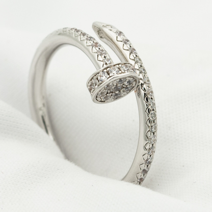 [AuraEcho]JUSTE RING 1.8MM SILVER DIAMONDS