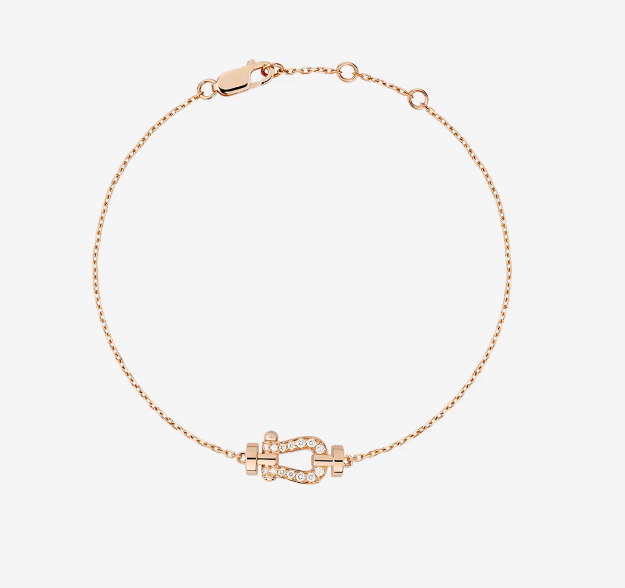 [AuraEcho]FORCE 10 FULL DIAMOND BUCKLE CHAIN LINK MINI MODEL