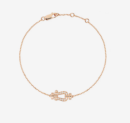 [AuraEcho]FORCE 10 FULL DIAMOND BUCKLE CHAIN LINK MINI MODEL