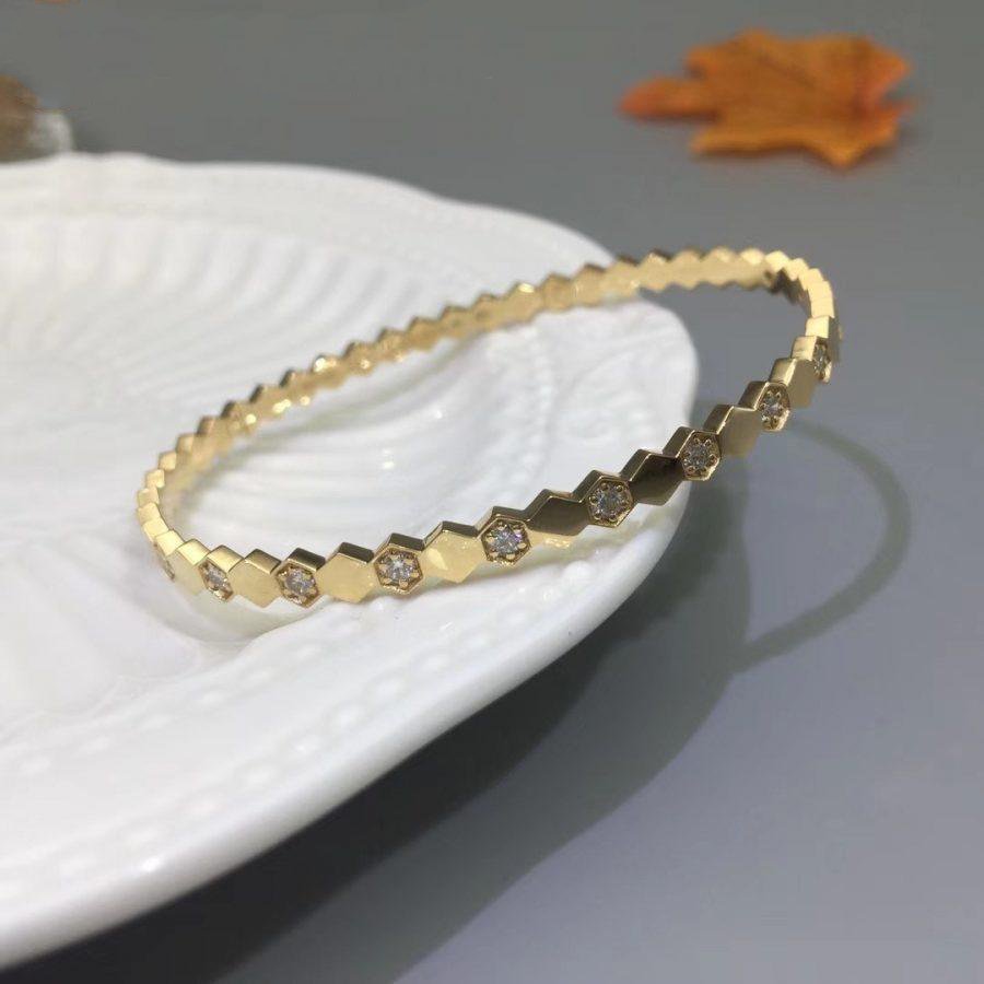 [AuraEcho]BEE LOVE GOLD DIAMOND BRACELET