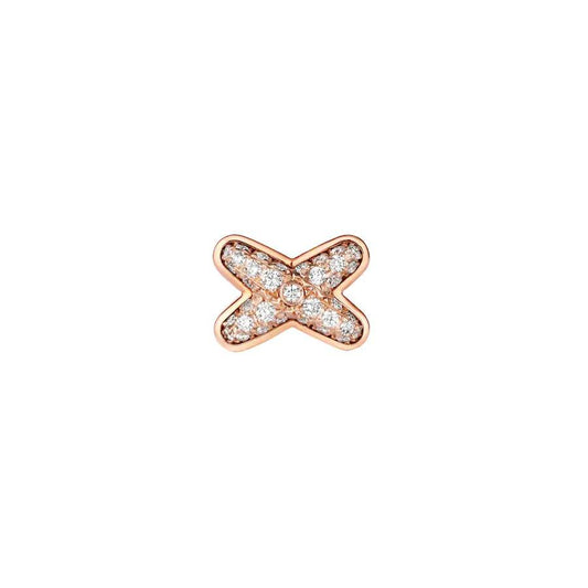 [AuraEcho]JEUX DE PINK GOLD DIAMOND EARRINGS