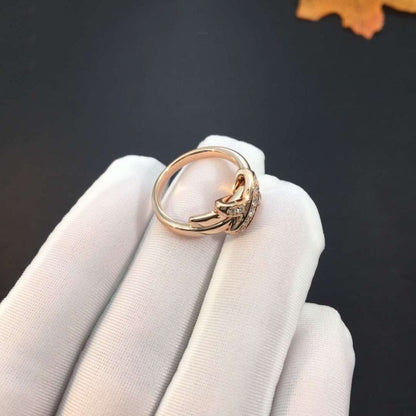 [AuraEcho]JEUX DE PINK GOLD DIAMOND RING