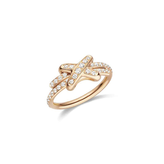 [AuraEcho]JEUX DE RING PINK GOLD DIAMOND