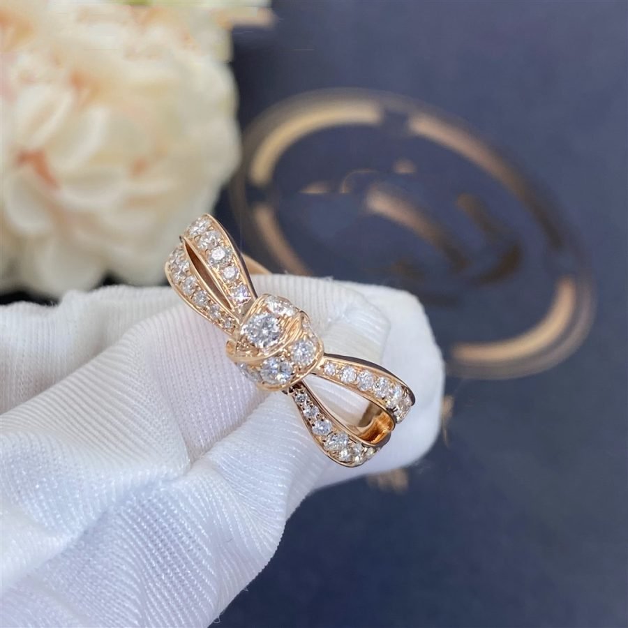 [AuraEcho]LIENS PINK GOLD DIAMOND RING