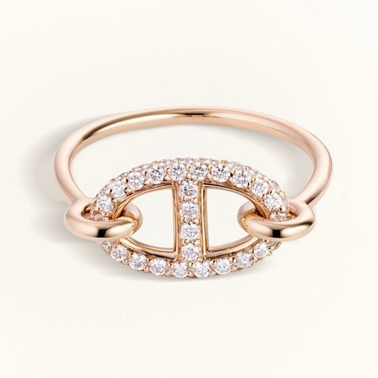 [AuraEcho]RONDE SMALL DIAMOND RING